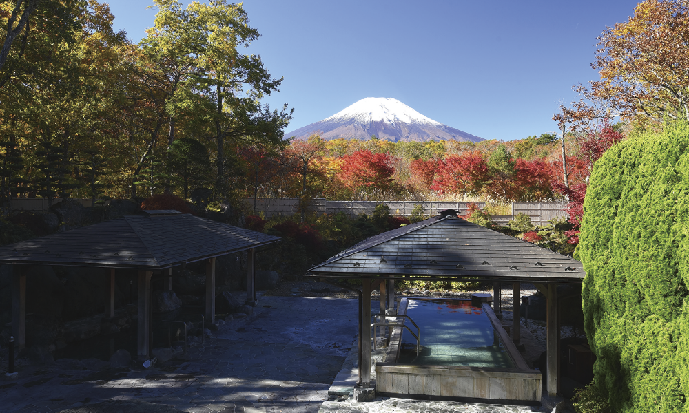 山梨県南都留郡山中湖村山中の山中湖温泉　紅富士の湯